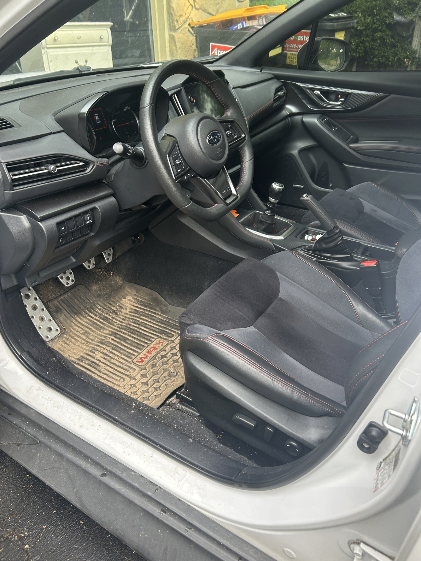 Subaru WRX — Full Interior Detail before detailing